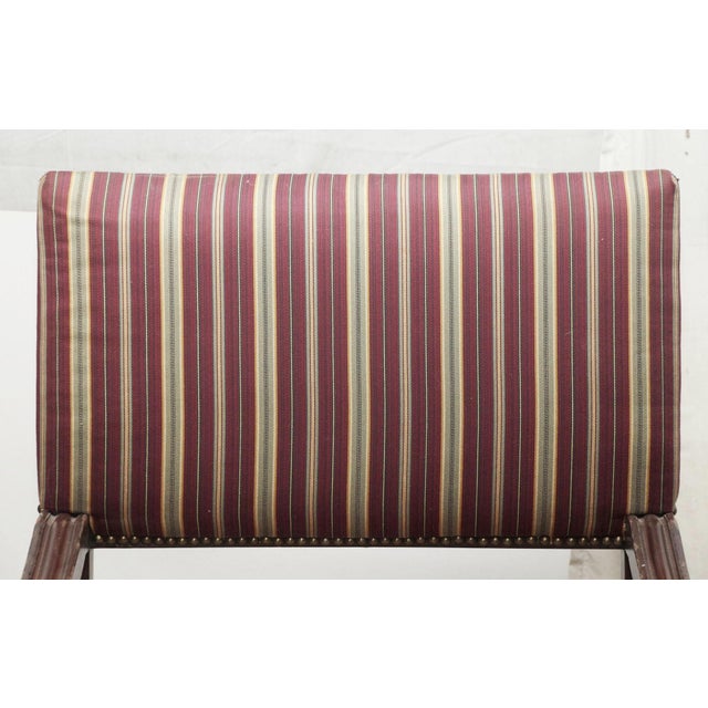 Mid 20th Century Pair of Multi-Color Striped Chairs For Sale - Image 4 of 8