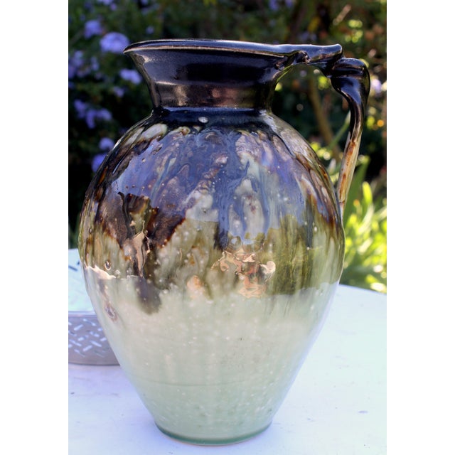 California Ceramic Artist Alex Long Organic Modern Mutli-Glaze Vessel 2012 For Sale - Image 12 of 18