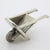 Vintage Italian Handmade Genuine Silver Wheelbarrow Dollhouse Miniature by Raspini Gioielli, 1980s For Sale - Image 3 of 11