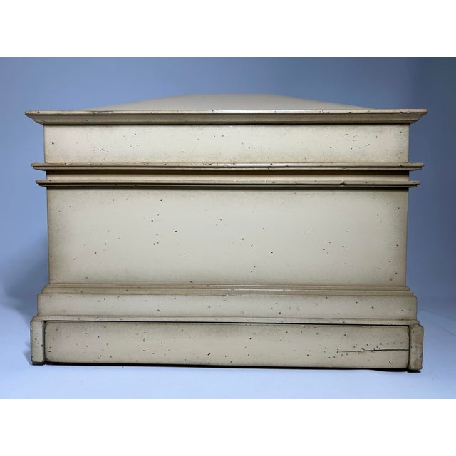 1990s Late 20th Century Storage Box, Architectural Models Palladian Style Decorative Jewelry Casket With Removable Roof and Secret Drawer - 1 Piece For Sale - Image 5 of 10