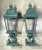 Pair of Vintage Solid Brass Post Lanterns. 27”h X 8”.5 X 8”.5 For Sale - Image 10 of 16