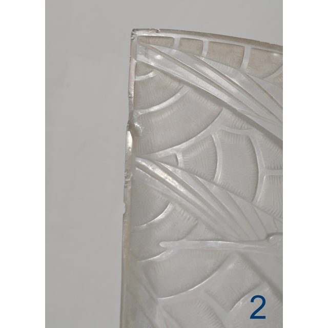 French Art Deco Wall Sconces by Pierre d'Avesn Lorrain Daum 1930 France #2 - A Pair For Sale - Image 15 of 18