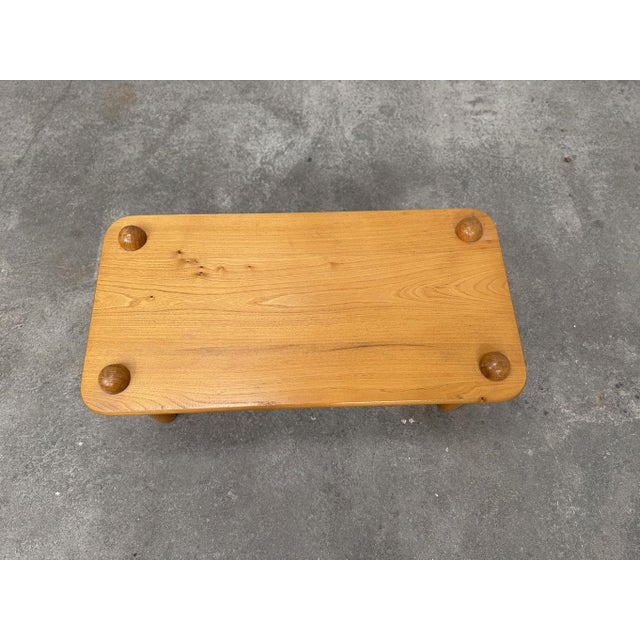 Wood Pine Coffee Table, 1970s For Sale - Image 7 of 9