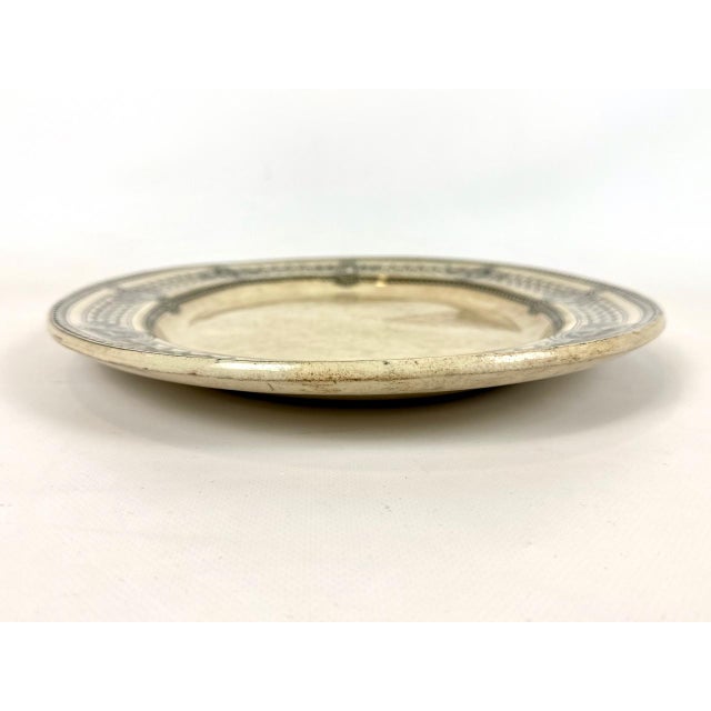 Ceramic 19th Century Victorian Transferware Plate from Brownhills Pottery Company For Sale - Image 7 of 12