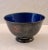 Mid-Century Modern Vintage Towle Silversmiths Bowl Blue Enamel Silverplated Footed, Marked Ep5003 For Sale - Image 3 of 10