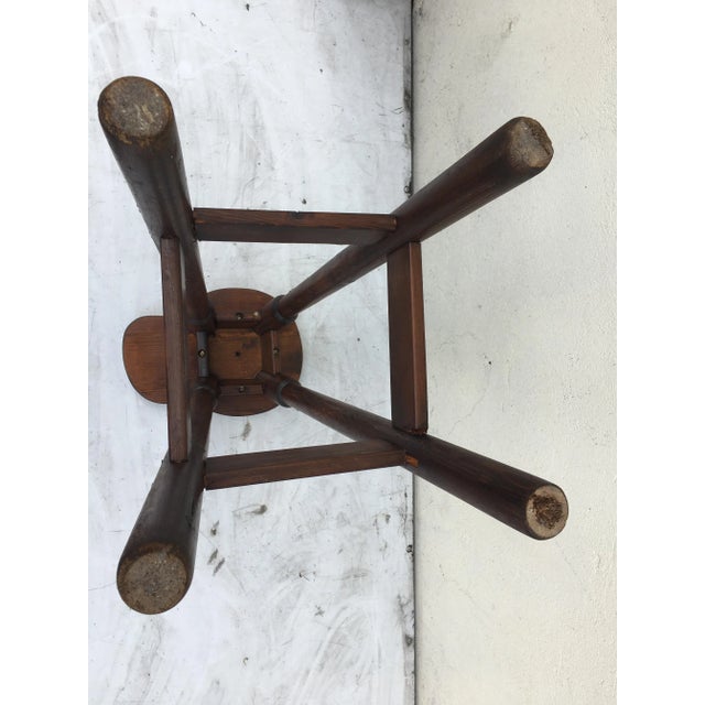 Wooden Barstool, 1970s For Sale - Image 12 of 17