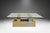 Mid Century Modern Attributed to Paul Evans Cityscape Brass Chrome Glass Coffee Table For Sale - Image 10 of 12