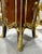 Brown Rococo Style Pedestal Column With Elegant White Marble Top For Sale - Image 8 of 13