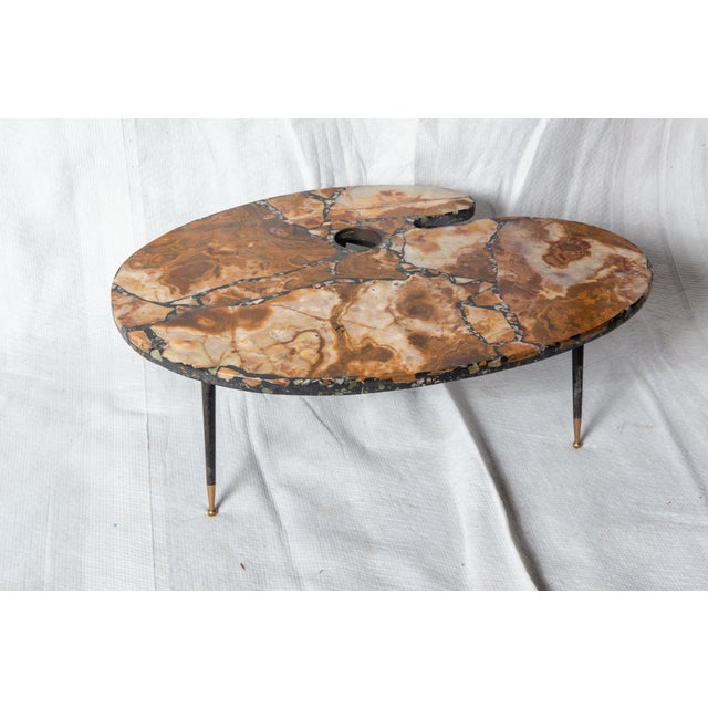 Painter's Palette Marble Coffee Table For Sale - Image 12 of 12