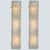 1960s Structured Glass and White Metal Wall Light from Kaiser Leuchten, 1960s For Sale - Image 5 of 16