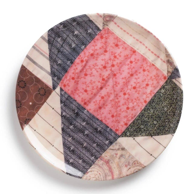 Contemporary Siren Song Illinois Melamine Dinner Plates - Set of 4 For Sale - Image 3 of 4