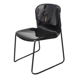 Glossy Stacking Chair by Gerd Lange for Drabert, 1980s For Sale