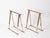 Mid-Century Modern Italian Chromed Steel Trestles by Milo Baughman, 1970s, Set of 2 For Sale - Image 6 of 13