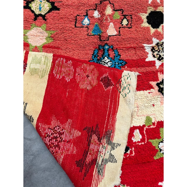 Textile Moroccan Colorful Rug - 5'8" X 11'6" Ft For Sale - Image 7 of 9