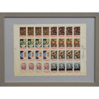 Stefania Lotti, Homage to Futurism, Mixed Media, 1976, Framed For Sale