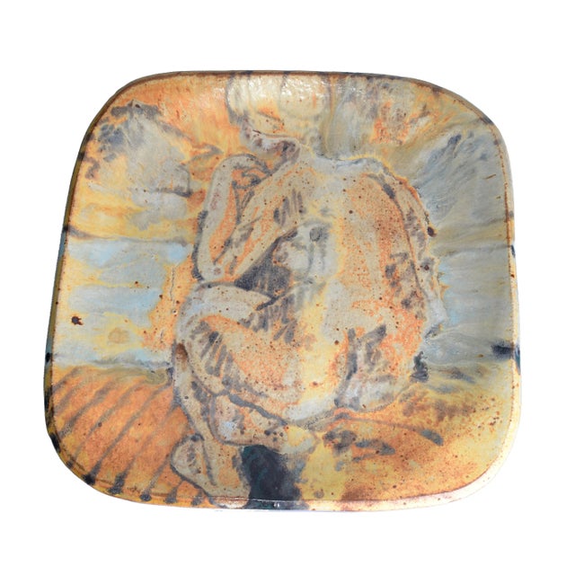 Ceramic Grès Porcelain Stoneware Plate For Sale - Image 7 of 7