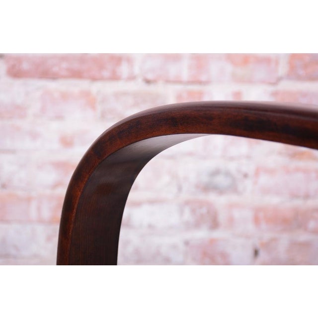 Thonet Czech Art Deco Adjustable Armchair in Beech from Thonet, 1920s For Sale - Image 4 of 17