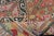 Vintage Embroidered Kilim Jajeem Rug in Green, Red, Charcoal, Blue and Lavender For Sale - Image 12 of 13