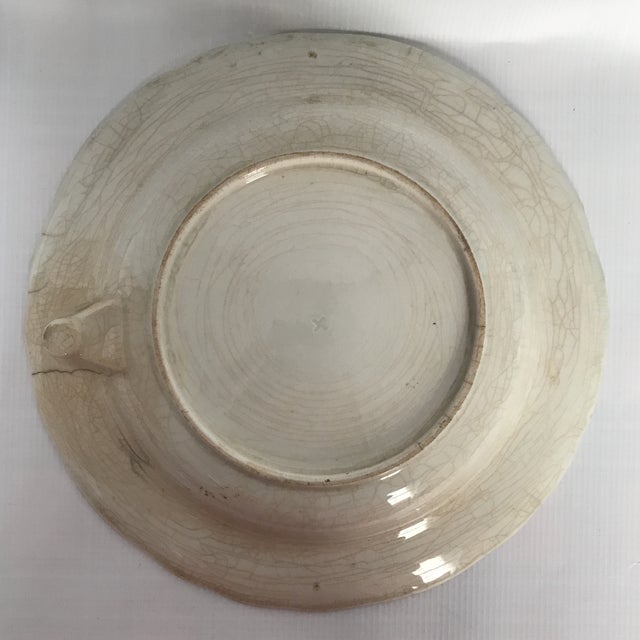 Blue & White Porcelain Hot Water Plate Chairish