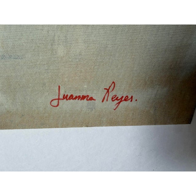 Juanma Reyes “Tendedero” Spanish Expressionist Abstract Mixed Media Collage Painting, Signed For Sale - Image 14 of 18