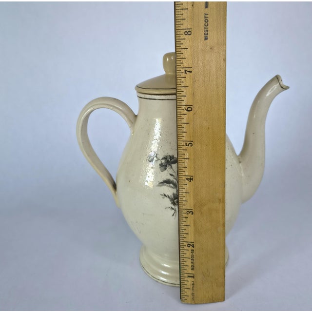 Antique 18th-Century German Kollitsch Hand Painted Coffee Pot For Sale - Image 13 of 13