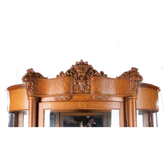 American Late 19th Century Horner Tiger Maple Cabinet For Sale - Image 3 of 13