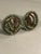 1940s Petit Point Pearl and Gold Earrings, A Pair For Sale - Image 6 of 9