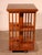 Revolving Bookcase in Yew Wood and Medallion, 1890s For Sale - Image 4 of 12