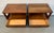Wood Pair of Mid-Century "Transit" Series Walnut Nightstands by Bassett, Attributed For Sale - Image 7 of 10
