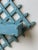 Antique Folk Art Diamond-Form Lattice Back Wall Pocket, Early 20th Century For Sale - Image 12 of 15