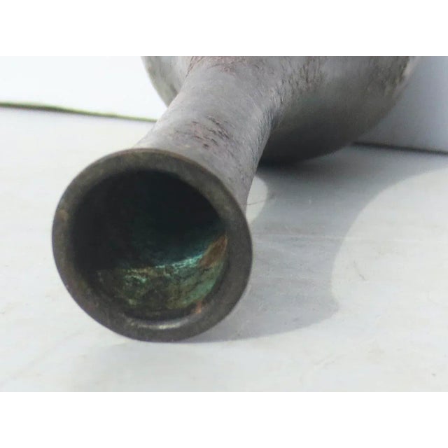 1970s Japanese Bronze Vase For Sale In New York - Image 6 of 7
