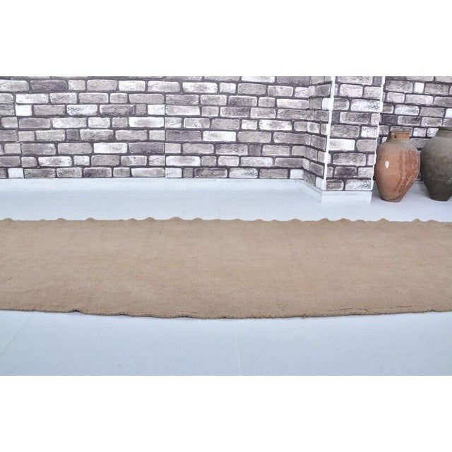 1950s Vintage Minimalist Hemp Runner For Sale - Image 5 of 10