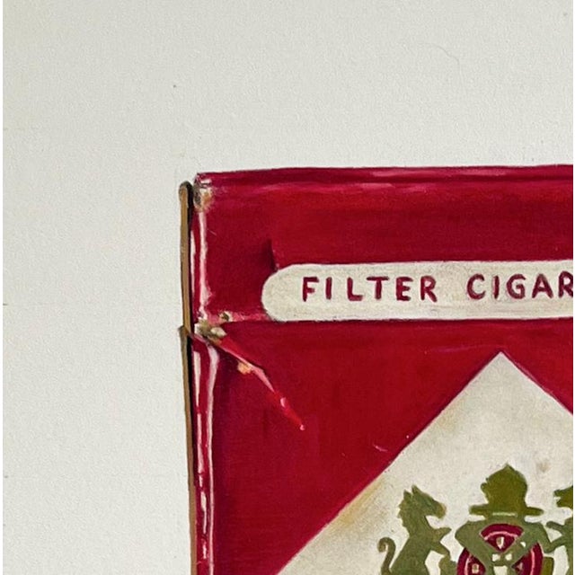 Illustration 'Marlboro Red' Original Framed Drawing For Sale - Image 3 of 6