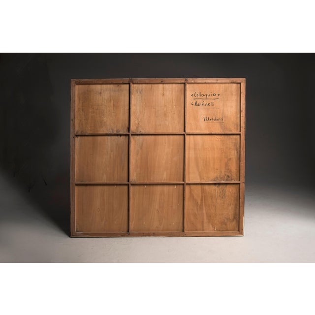 G. Martinelli, Composition, Oil on Cardboard, 1962 For Sale - Image 13 of 16