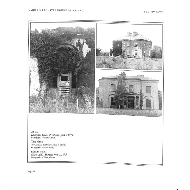 1980s "Vanishing Country Houses of Ireland" 1989 the Knight of Glin, David J. Griffin, Nicholas K. Robinson For Sale - Image 5 of 9