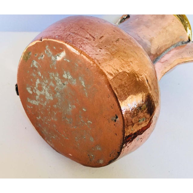 Copper Antique Dallah Coffee Pot, Hand-Hammered Copper & Brass, Oman, 1890 For Sale - Image 8 of 18