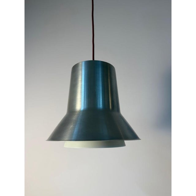 Svend Middelboe Silver and White Auditorie 1 Pendant Lamp by Svend Middelboe for Nordisk Solar For Sale - Image 4 of 11