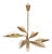 Hammered Brass Pendant Light by Angelo Lelii for Arredoluce, 1950s For Sale