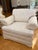 Hollywood Regency Baker Hollywood Regency Suite C1990: Tufted Chesterfield Sofa, Tufted Barrel Club Chair, Rolled-Arm Club Chair For Sale - Image 3 of 16