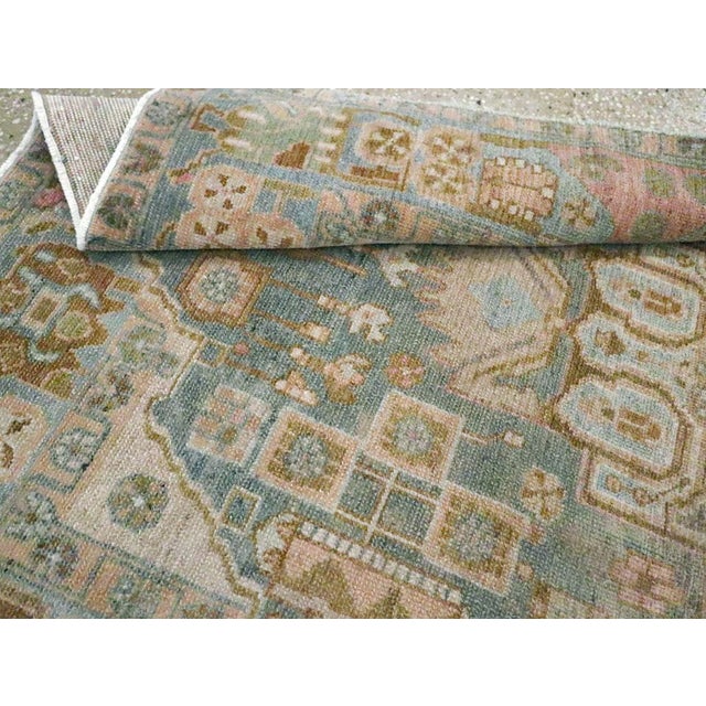 Galerie Shabab Collection Mid-20th Century Handmade Persian Malayer Throw Rug For Sale - Image 10 of 10