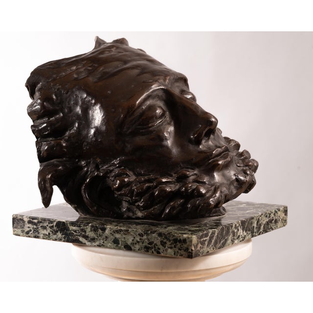 Elisabetta Mayo Daloisio, Figurative Sculpture, 1925, Bronze on a Marble Base For Sale - Image 3 of 7