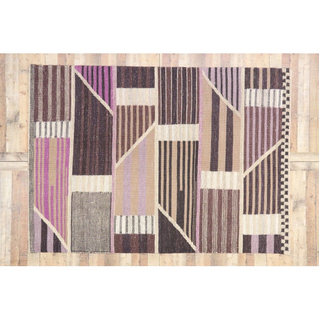 Swedish Marianne Richter Style Kilim Rug - 06'04 X 08'10 For Sale - Image 9 of 10