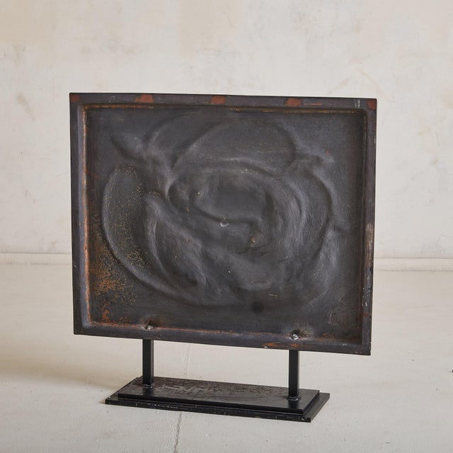 1980s French Cast Iron Sculpture with Bird Motifs by René Coutelle For Sale - Image 14 of 18