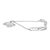 Immerse yourself in the elegance of the .925 Sterling Silver Diamond Heart Link Adjustable Bolo Bracelet, a piece that...