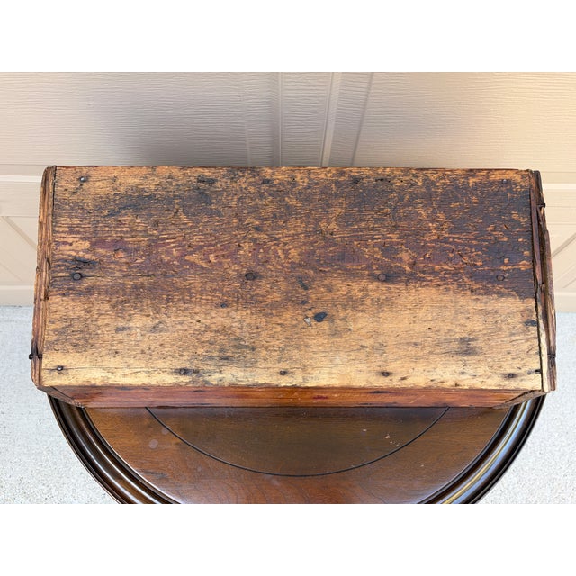 Early 20th Century Rustic Wooden Garden Trug With Divided Interior For Sale - Image 12 of 12