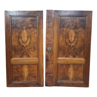 Walnut and Burr Walnut Veneer Door For Sale