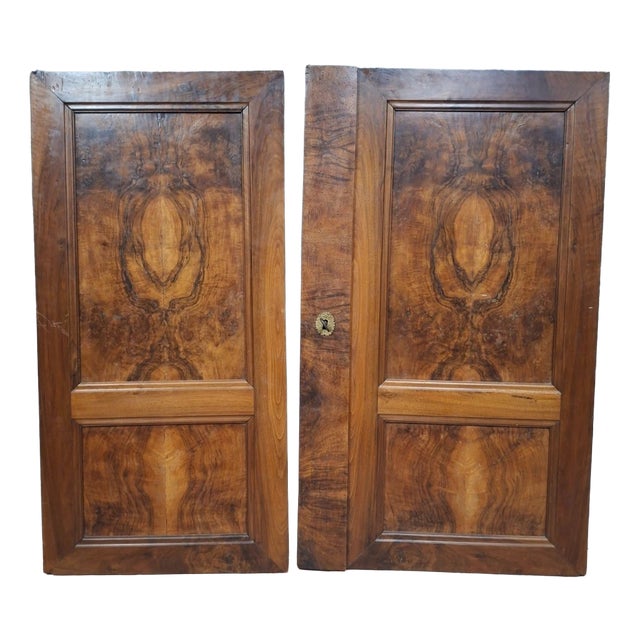 Walnut and Burr Walnut Veneer Door For Sale