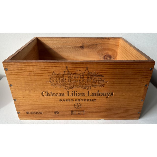 2010 Chateau Lilian Ladouys- Wine Crate-St. Estephe, France For Sale - Image 9 of 9