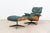 Set of Vintage Lounge Chair with Ottoman in Avocado Green by Charles and Ray Eames for Herman Miller, 1970s For Sale - Image 3 of 18