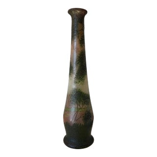 1900s Tall Legras Vase For Sale